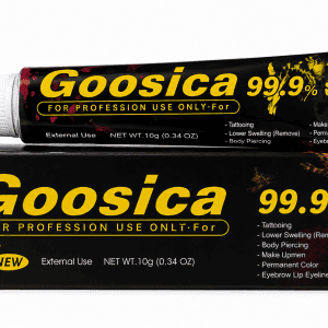 Pomada anestésica Goosica 99,9 Tattoo E Micropguimentação  10g - TKTX